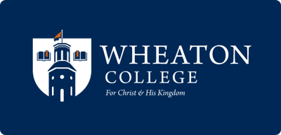 Wheaton College logo blue